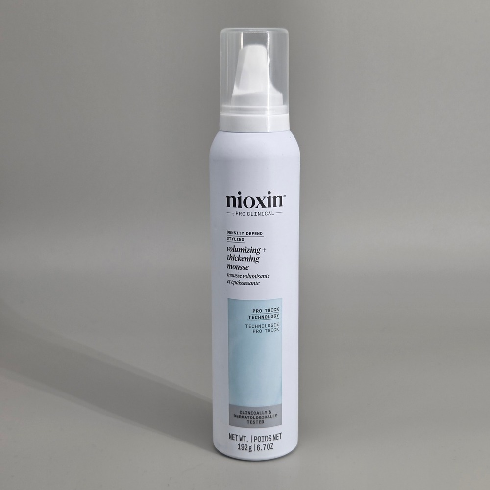 Nioxin Volumizing Thickening Mousse Unisex 6 7oz Thick Density Defend Styling